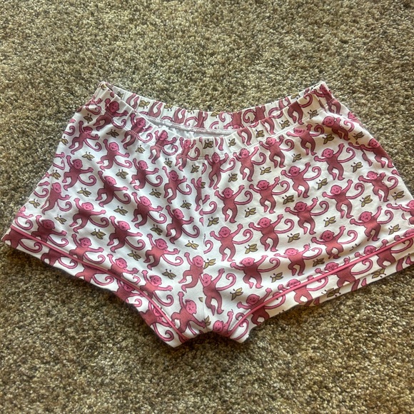 Roller Rabbit Pink Monkey Shorts - Picture 2 of 4